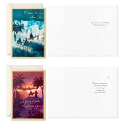 Hallmark True Meaning Of Christmas Boxed Christmas Cards Assortment, Pack Of 40 5 Hallmark True Meaning Of Christmas Boxed Christmas Cards Assortment, Pack Of 40 -Monogram Shop 0001BXX1028 3