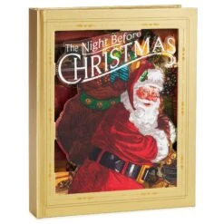 Hallmark Night Before Christmas Pop-Up Book With Light And Sound