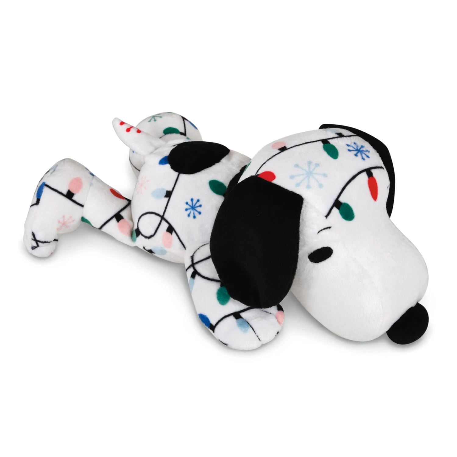 Hallmark Peanuts® Christmas Lights Floppy Snoopy Plush, 10" 1 Hallmark Peanuts® Christmas Lights Floppy Snoopy Plush, 10"