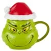 Hallmark Dr. Seuss's How The Grinch Stole Christmas!™ Grinch Santa Sculpted Mug With Sound, 21 Oz.