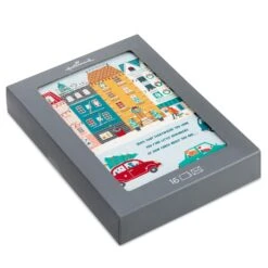 Hallmark City Neighborhoods Boxed Christmas Cards, Pack Of 16