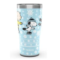 Christmas Peanuts™ Snoopy And Friends Skating 20 Oz Stainless Steel Tervis Tumbler Cup With Slider Lid