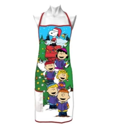 Snoopy And The Peanuts Gang Caroling Christmas Apron