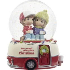 Precious Moments Have Yourself A Merry Little Christmas Musical Snow Globe