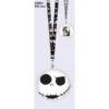 Monogram Nightmare Before Christmas Jack Skellington Deluxe Lanyard With Pouch Card Holder