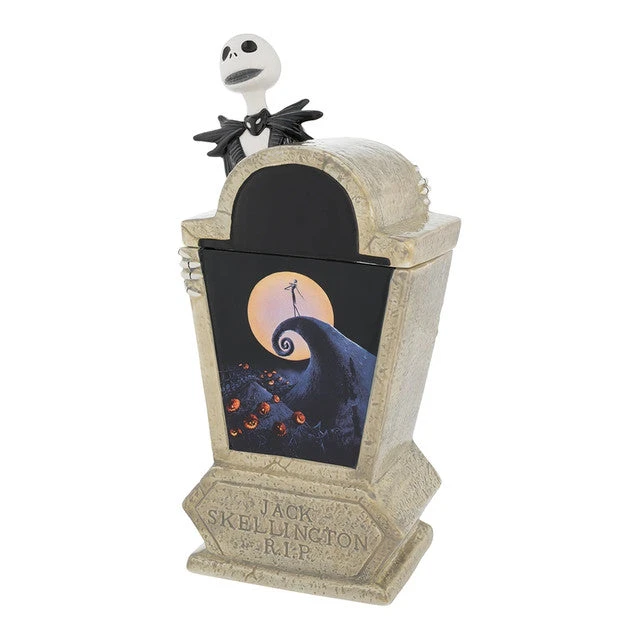Disney The Nightmare Before Christmas Jack Skellington RIP Sculpted Cookie Jar 1 Disney The Nightmare Before Christmas Jack Skellington RIP Sculpted Cookie Jar
