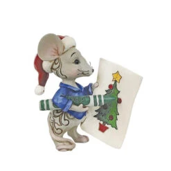 Jim Shore Crayola Mini Mouse Coloring The Christmas Tree Figurine
