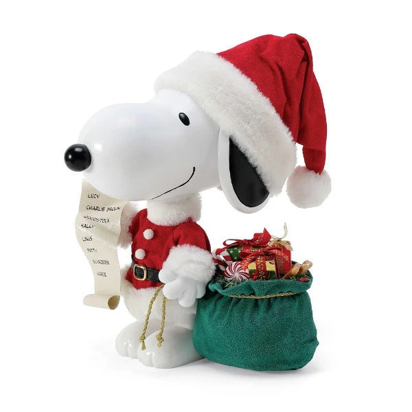 Possible Dreams Peanuts Christmas Beagle Snoopy Figurine 1 Possible Dreams Peanuts Christmas Beagle Snoopy Figurine