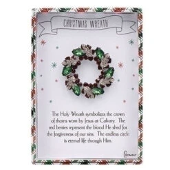 Christmas Wreath Story Pin