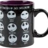 Silver Buffalo Disney Nightmare Before Christmas Jack Emotions Ceramic Mug, 20 Oz