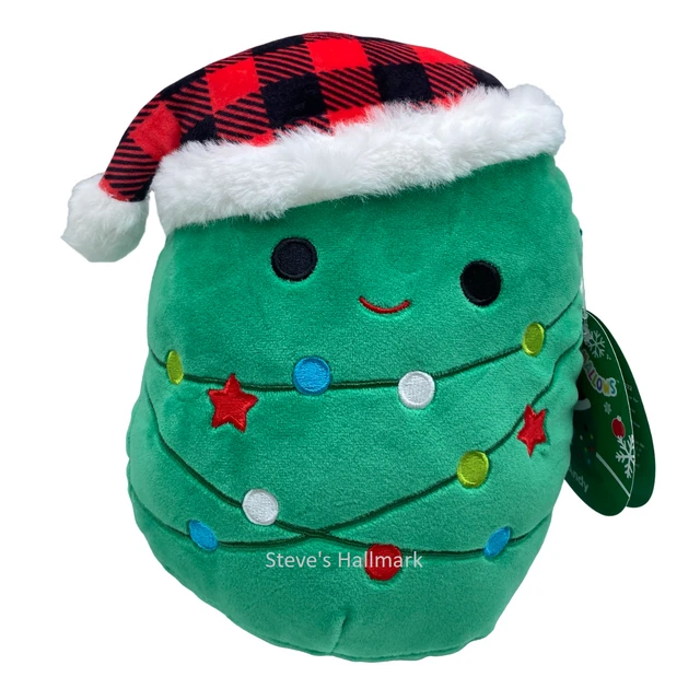 Christmas Squishmallow Andy The Christmas Tree With Plaid Santa Hat 5" Stuffed Plush By Kelly Toy 1 Christmas Squishmallow Andy The Christmas Tree With Plaid Santa Hat 5" Stuffed Plush By Kelly Toy