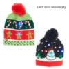 Battery-Operated LED Christmas Hats, 2 Assorted