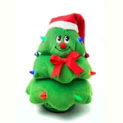 Rockin Reggie Spinning Christmas Tree Musical And Motion Stuffed Plush