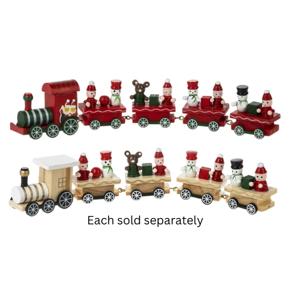 Christmas Train Figurines, 10" 1 Christmas Train Figurines, 10"