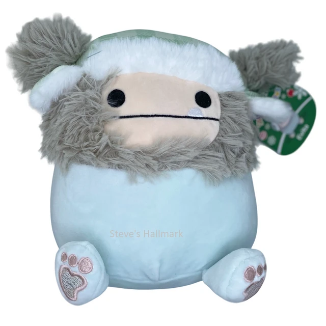 Christmas Squishmallow Evita The Gray Bigfoot With Trapper Hat 8" Stuffed Plush By Kelly Toy 1 Christmas Squishmallow Evita The Gray Bigfoot With Trapper Hat 8" Stuffed Plush By Kelly Toy
