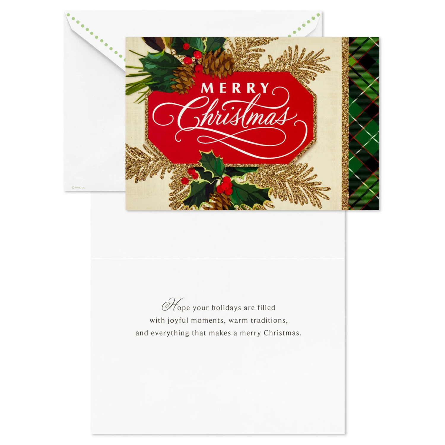 Hallmark Holly And Ornament Boxed Christmas Cards, Pack Of 40 2 Hallmark Holly And Ornament Boxed Christmas Cards, Pack Of 40 - Image 2