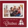 All Hearts Come Home For Christmas Picture Frame Holds 4"x6" Photo
