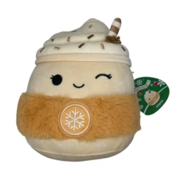Christmas Squishmallow Joyce The Eggnog With Whipped Cream 12" Stuffed Plush By Kelly Toy
