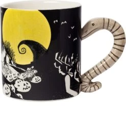 20 Oz. Disney The Nightmare Before Christmas Jack Skellington In Moonlight Snake Handle Mug