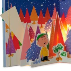 Hallmark Peanuts® A Charlie Brown Christmas Large Lighted Pop-Up Book With Sound -Monogram Shop Peanuts A Charlie Brown Christmas Book 1XKT1781 09