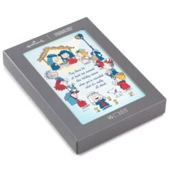 Hallmark Peanuts® Christmas Pageant Boxed Christmas Cards, Pack Of 16