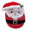 Christmas Squishmallow Nick The Santa With Glasses And Holly 12" Stuffed Plush By Kelly Toy