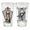 Disney The Nightmare Before Christmas Jack And Sally Set Of 2 Glass Drinkware 16 Oz.