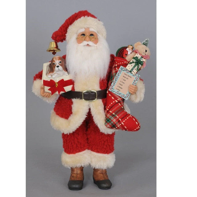Karen Didion Originals Christmas Surprise Puppy Santa 1 Karen Didion Originals Christmas Surprise Puppy Santa