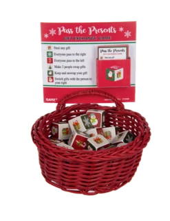 Pass The Presents White Elephant Gift Exchange Game Christmas Token Charm -Monogram Shop ex20680