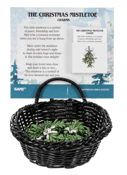 Merry Mistletoe Christmas Token Charm 2 Merry Mistletoe Christmas Token Charm - Image 2