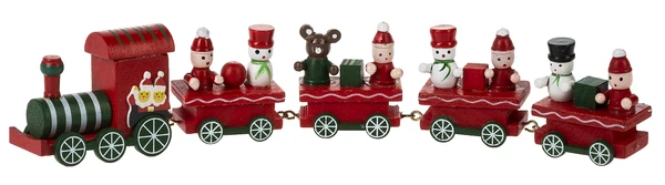Christmas Train Figurines, 10" 2 Christmas Train Figurines, 10" - Image 2