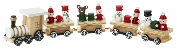 Christmas Train Figurines, 10" 3 Christmas Train Figurines, 10" - Image 3