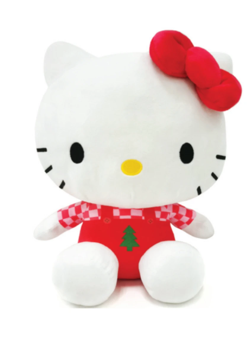 10" Sanrio Hello Kitty In Snowman Or Pine Tree Outfit Christmas Stuffed Plush 2 10" Sanrio Hello Kitty In Snowman Or Pine Tree Outfit Christmas Stuffed Plush - Image 2
