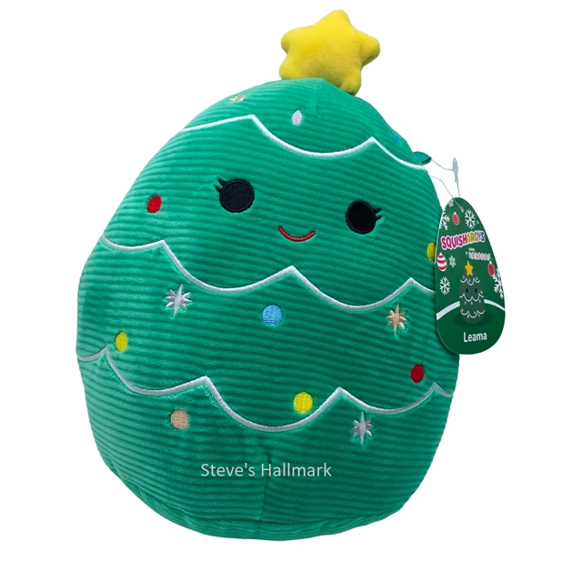 Christmas Squishmallow Leama Corduroy Christmas Tree With Gold Star 12" Stuffed Plush By Kelly Toy 1 Christmas Squishmallow Leama Corduroy Christmas Tree With Gold Star 12" Stuffed Plush By Kelly Toy